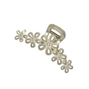PEARL FLOWER CLAW CLIP